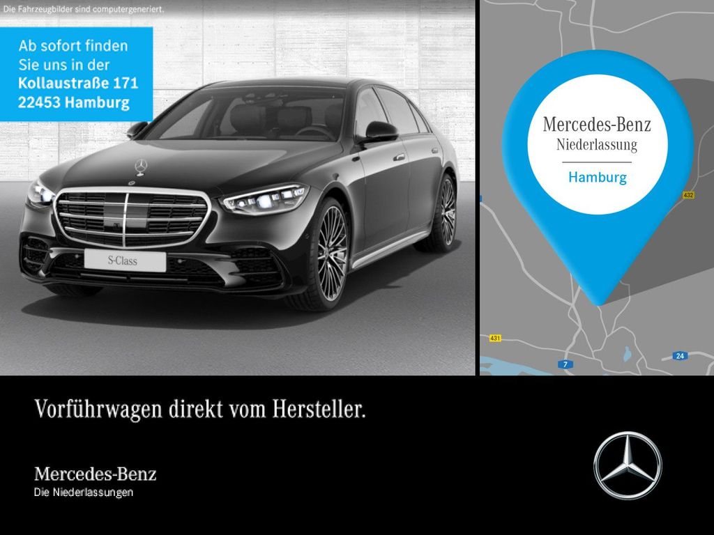 Bild des Angebotes Mercedes-Benz S 350 d 4M Lang AMG Night/Pano/Hi-Lenk/DLIGHT/