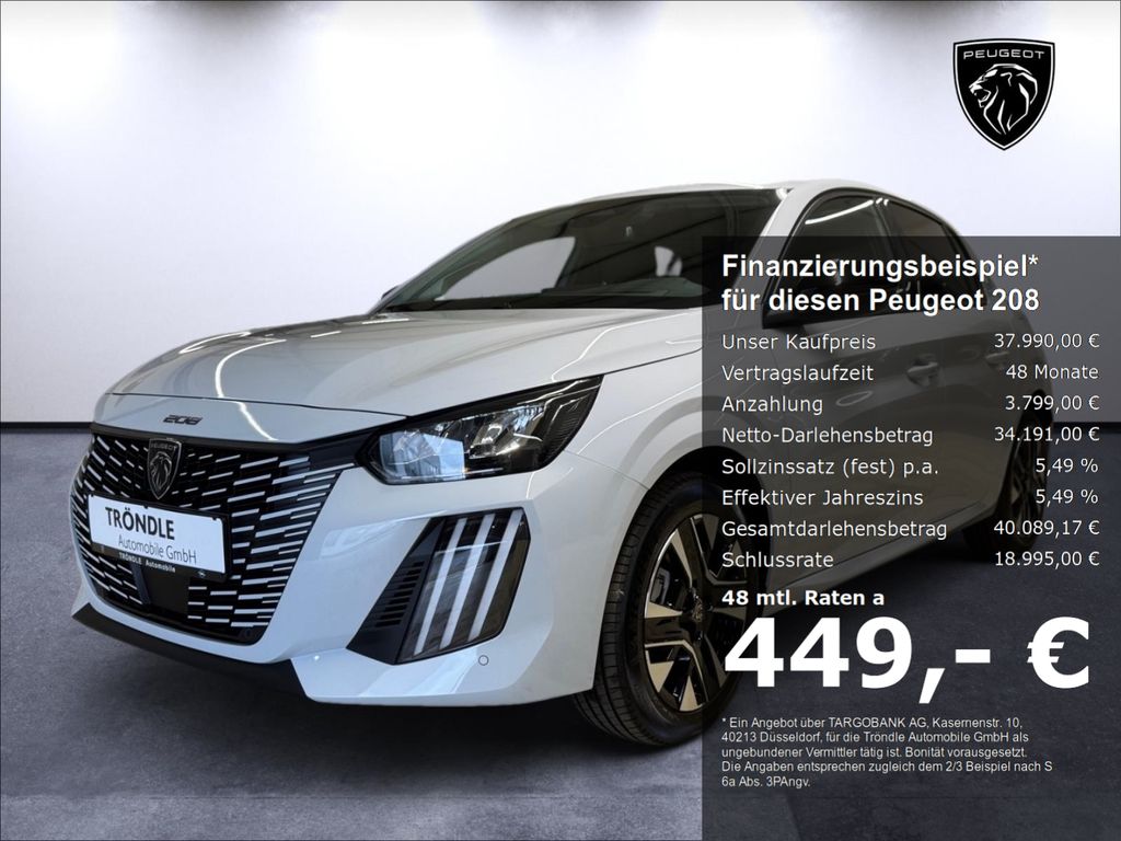 Peugeot 208 e-Allure 156 Navi SHZ LED ACC 11kW-Lader