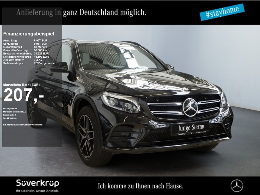 Bild des Angebotes Mercedes-Benz GLC 350 e 4M AMG BURM NIGHT AHK DISTR KAMERA PDC