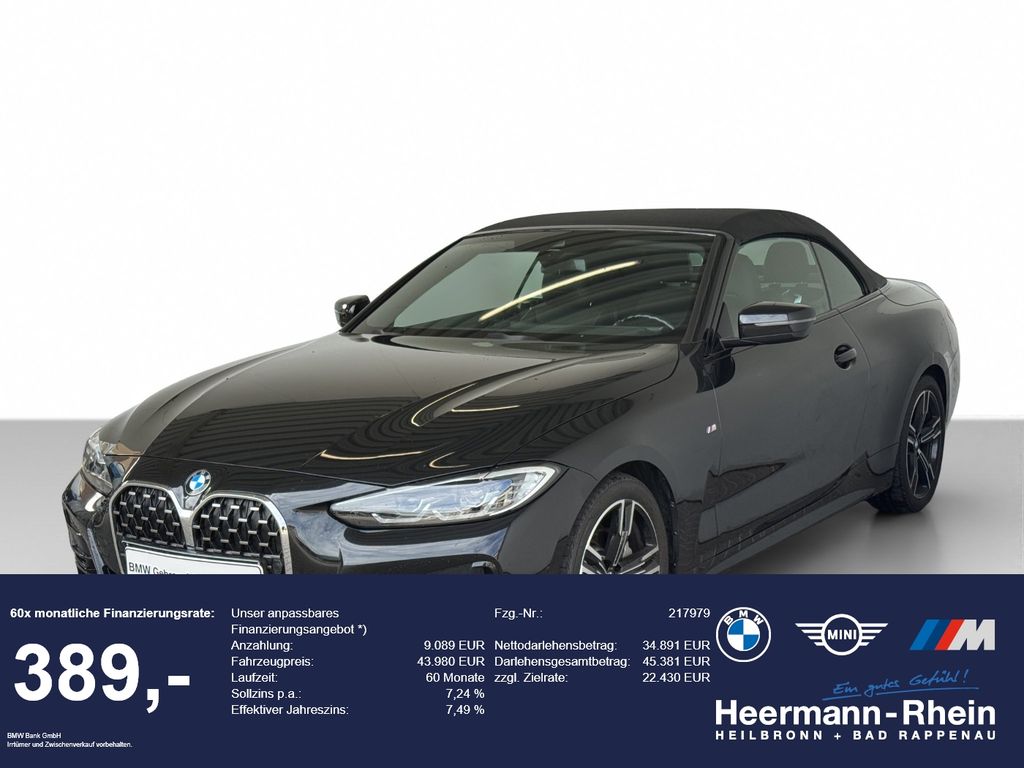 Bild des Angebotes BMW 430iA Cabrio M Sport NaviProf.Nackenw.HiFi.PDC.