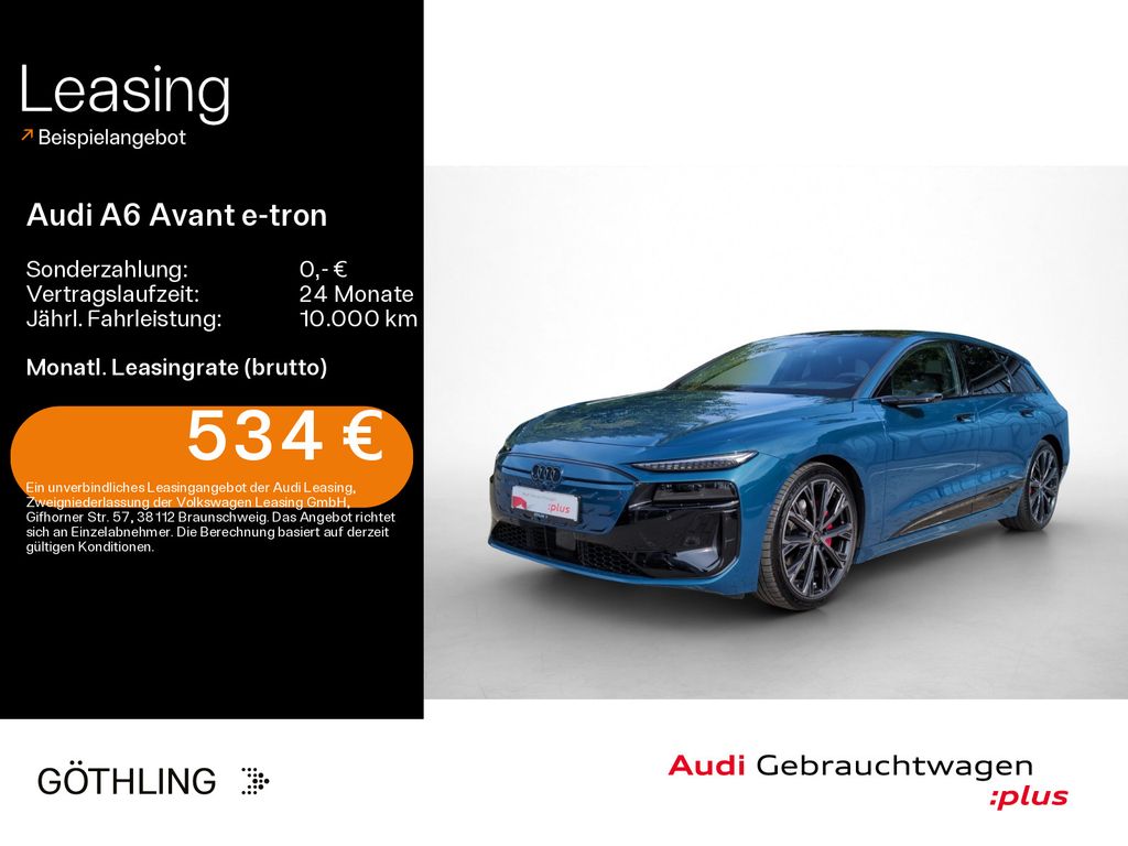 Bild des Angebotes Audi A6 Avant e-tron performance B&O*Pano*HuD*Air*360