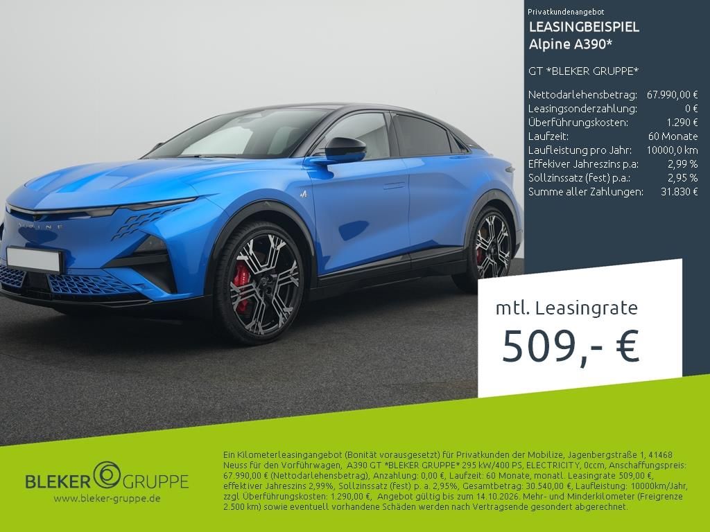 Bild des Angebotes Alpine A390 GT *BLEKER GRUPPE*