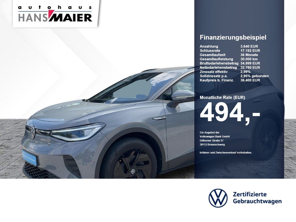 Bild des Angebotes Volkswagen ID.4 Pro Navi Wäpu 8fach ACC IQLight RearView