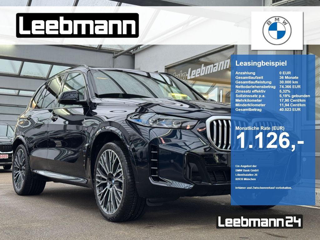 Bild des Angebotes BMW X5 xDrive40i M-Sport 22-Zoll/IconicGlow/AHK/ACC