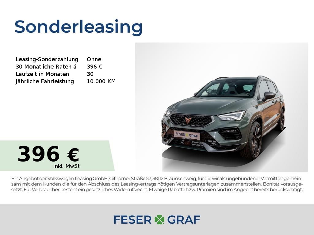 Bild des Angebotes Cupra Ateca VZ 2.0 TSI DSG Tribe Edition AHK/Akrapovic