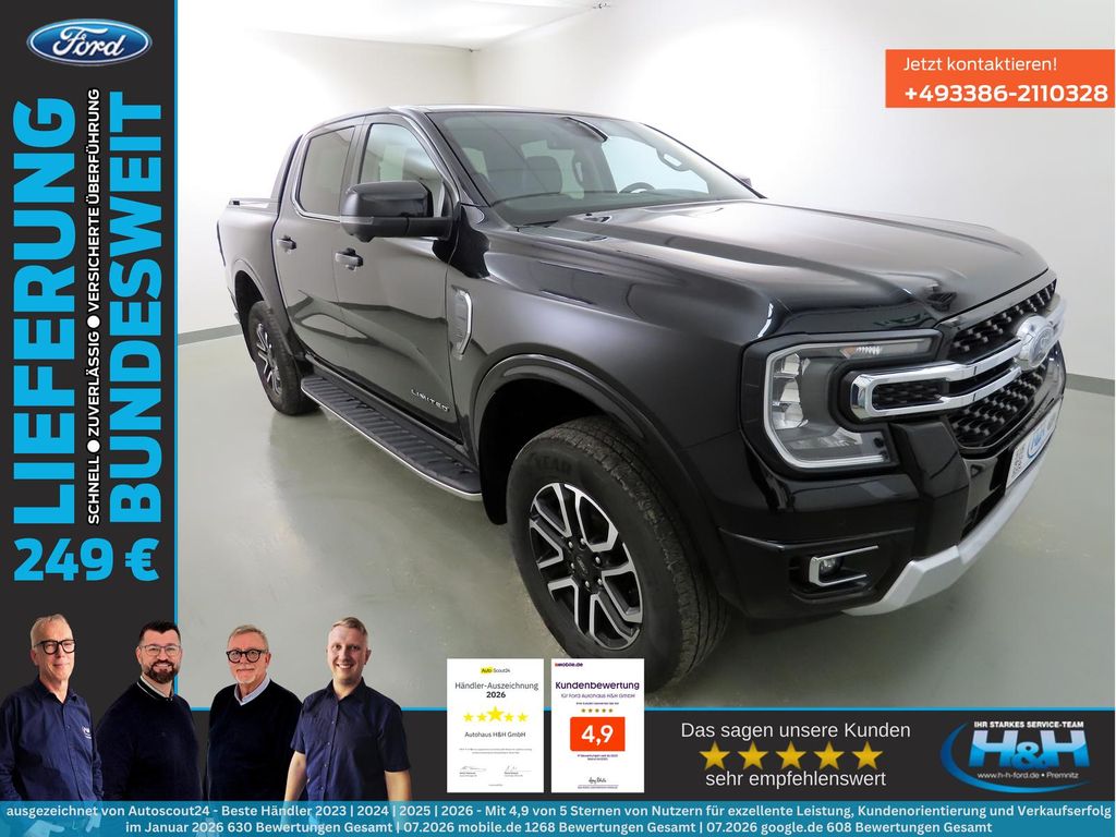 Bild des Angebotes Ford Ranger 2.0 Aut 4x4 Limited Wildtrak-Optik+AHK+AC