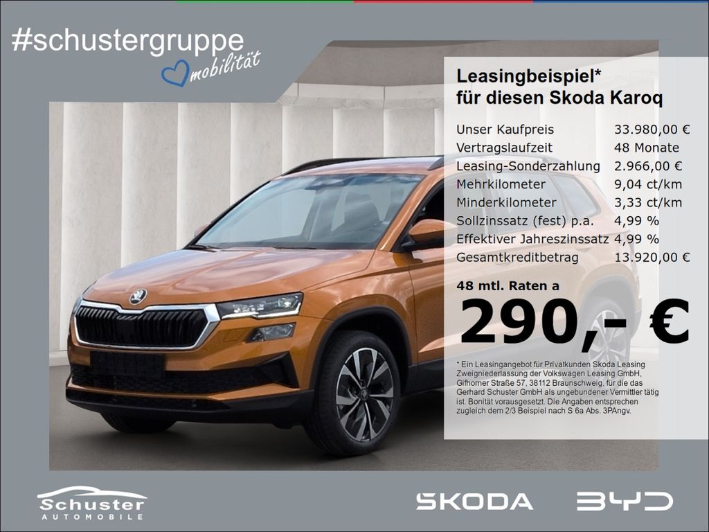Bild des Angebotes Skoda Karoq BALANCE 1.5TSI*DSG AHK MatrixLED ACC R-Kam