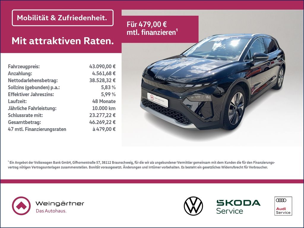 Bild des Angebotes Skoda Elroq 85 Loft, AHK, Advanced, Headup, Wäremepump