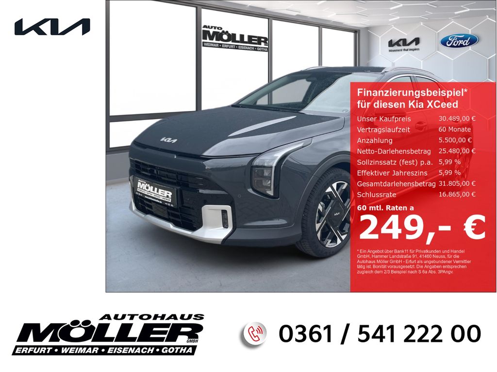 Kia XCeed PE Spirit 1.6T DCT7 Sound Kamera Totwinkel