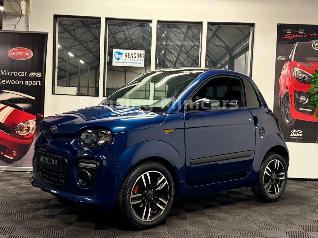 Bild des Angebotes Microcar DUÈ Fiat 500 Look 8 PS Blue Mopedauto Minicar 45