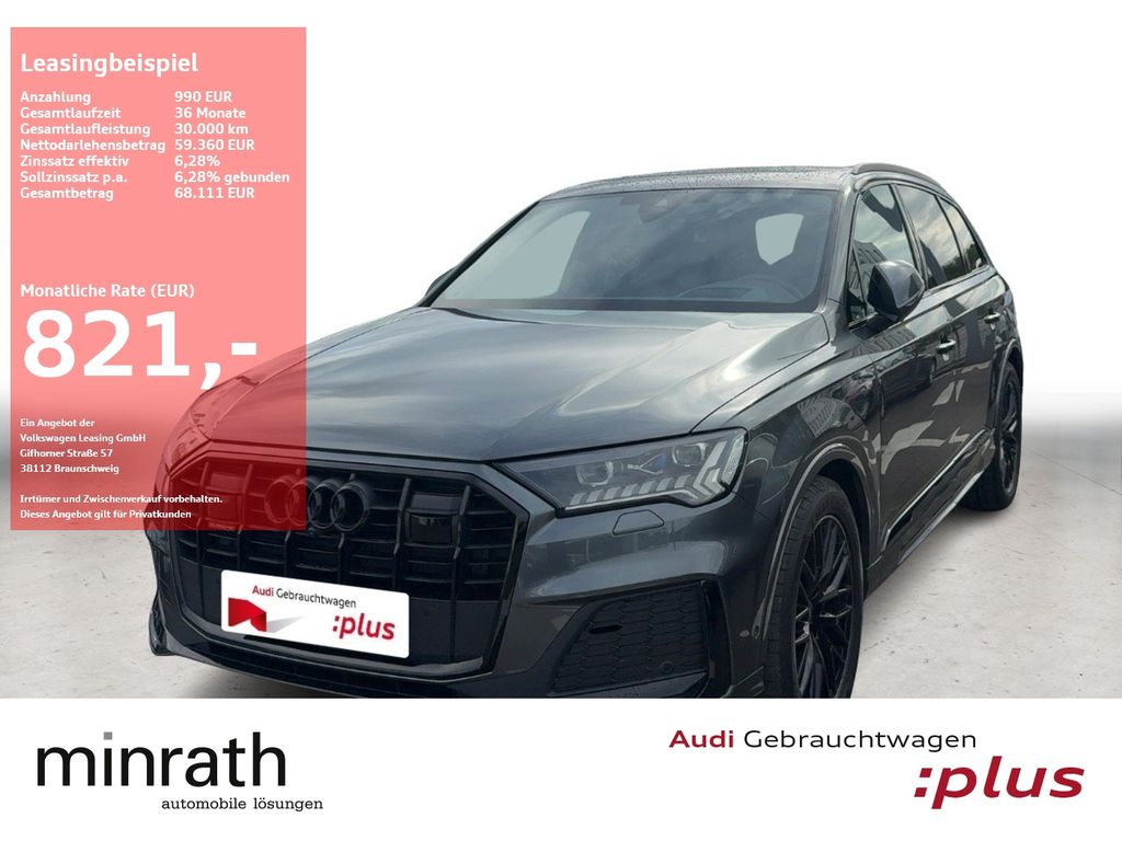 Bild des Angebotes Audi Q7 50 TDI S-Line Q MATRIX+BLACK+B&O+PANO+360+STH