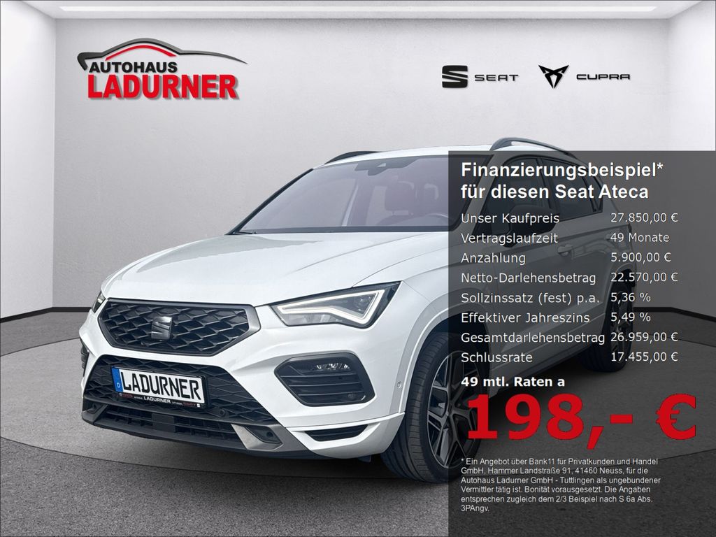 Bild des Angebotes Seat Ateca FR 4Drive *AHK+Navi+Soundsystem+El. Heckkl
