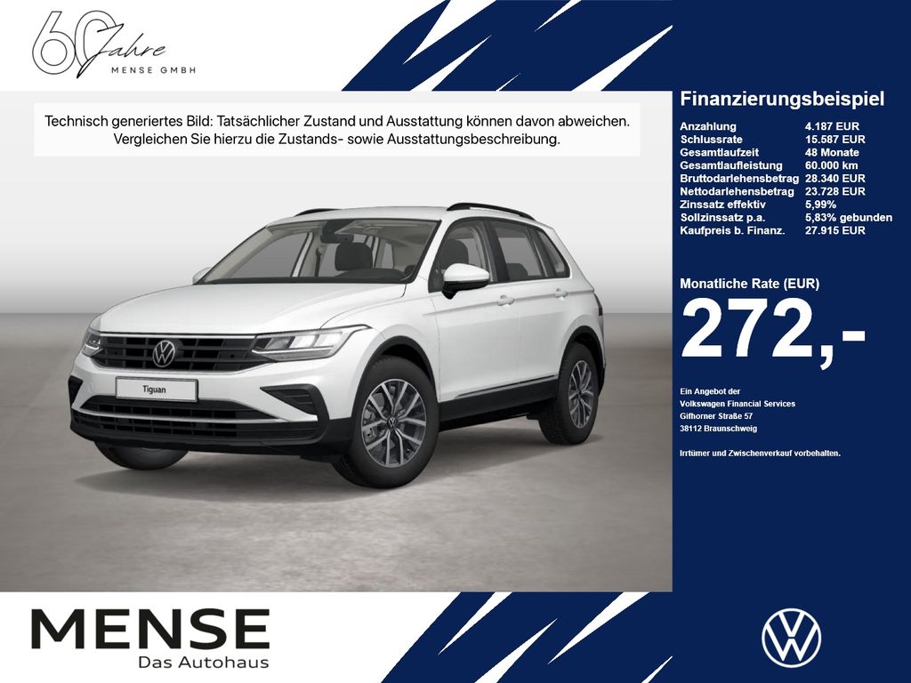 Volkswagen Tiguan 2.0 TDI DSG Life AHK ACC LED Navi KeyLess