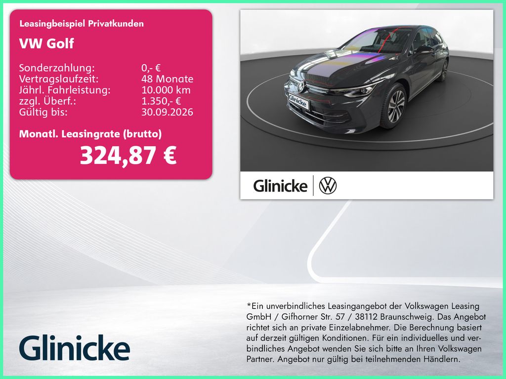 Bild des Angebotes Volkswagen Golf ENERGY 1,5 l eTSI OPF 85 kW (116 PS)