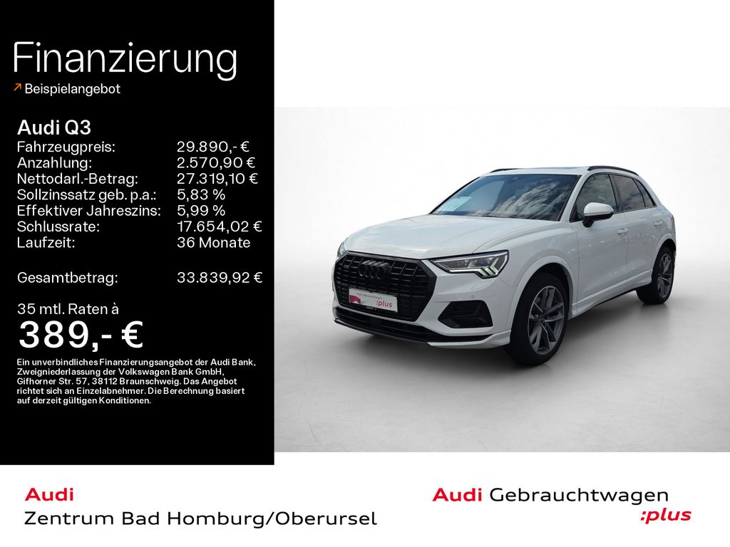 Bild des Angebotes Audi Q3 SUV advanced 45 TFSI quattro S line*Navi*Matr