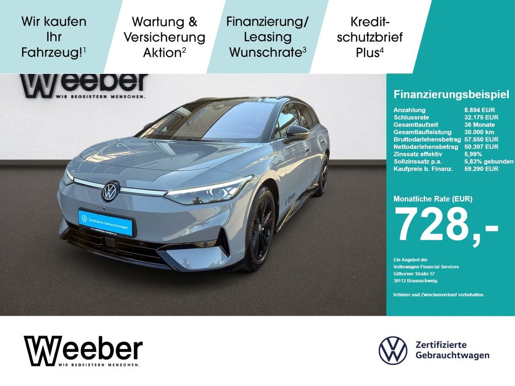 Bild des Angebotes Volkswagen ID.7 Tourer Pro S *BLACKSTYLE*AHK*SITZ-KLIMA*360