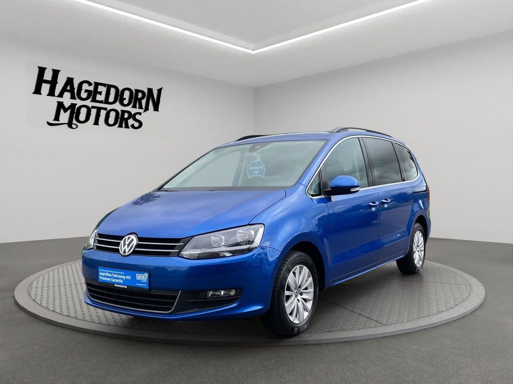Bild des Angebotes Volkswagen Sharan 1.4 TSI 7-SITZE NAVI SHZ RAVENNABLAU META