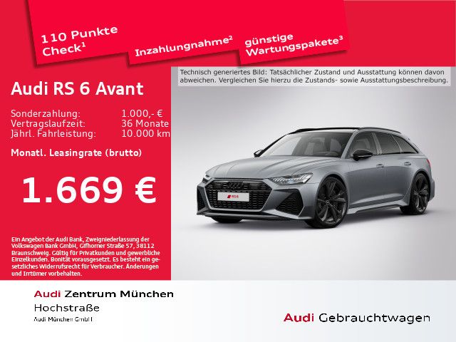 Bild des Angebotes Audi RS6 Avant perf. tiptr. 305km/h/Keramik/Pano/StdH