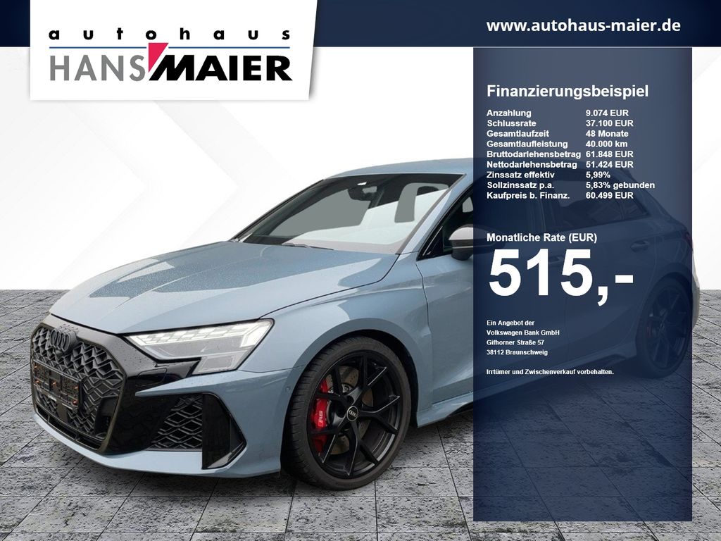 Bild des Angebotes Audi RS3 Sportback TFSI quattro Sportpaket S tronic