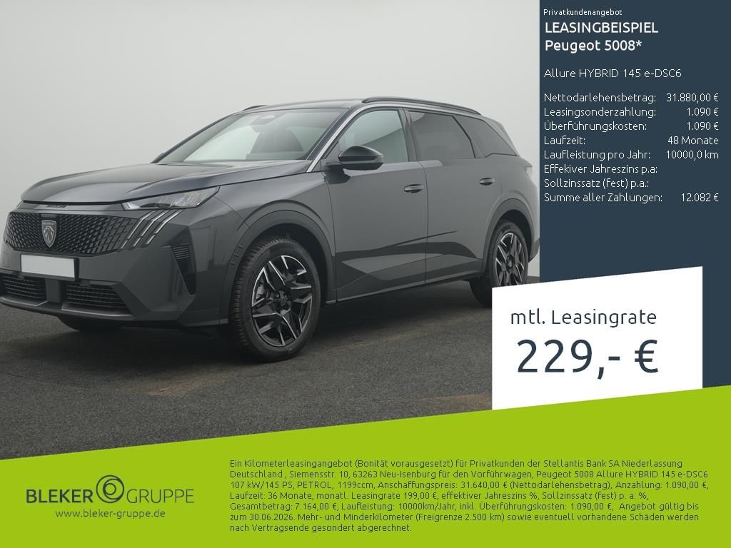 Bild des Angebotes Peugeot 5008 Allure HYBRID 145 e-DSC6