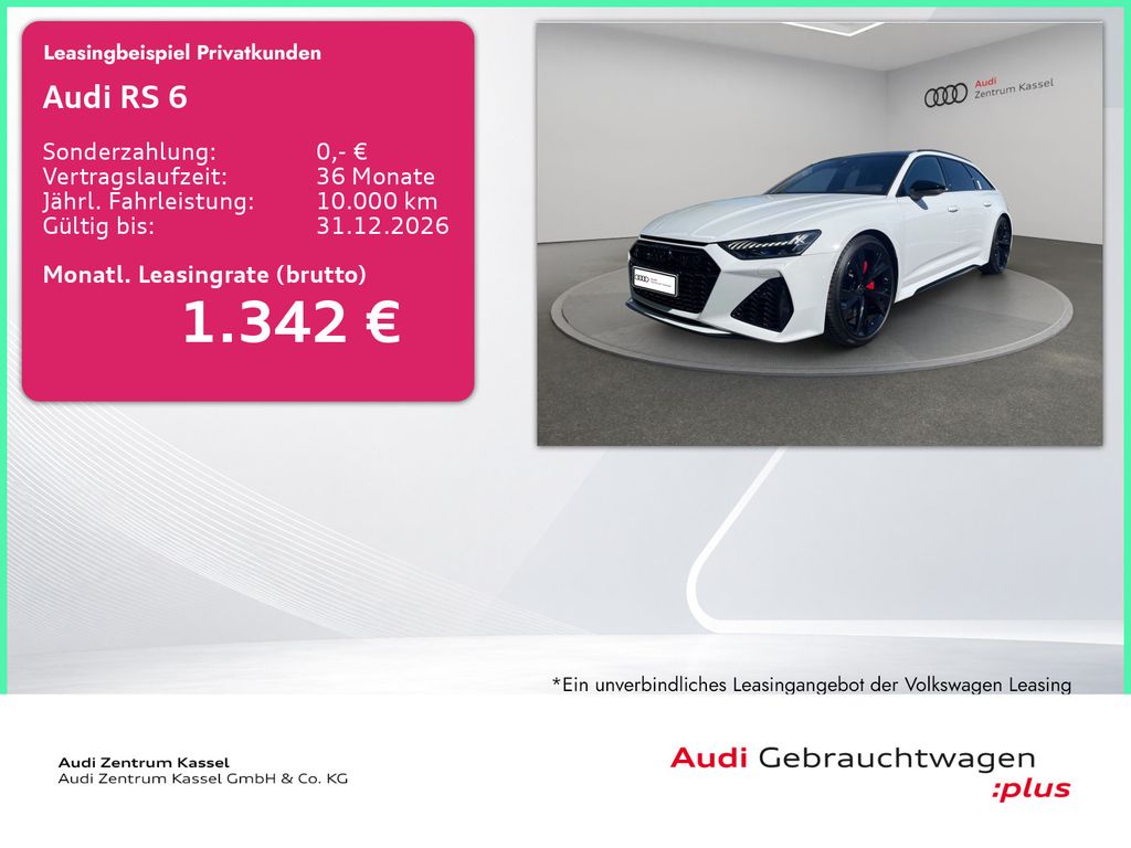 Bild des Angebotes Audi RS 6 Av 4.0 TFSI qu. Laser B&O Pano HuD AHK 360°