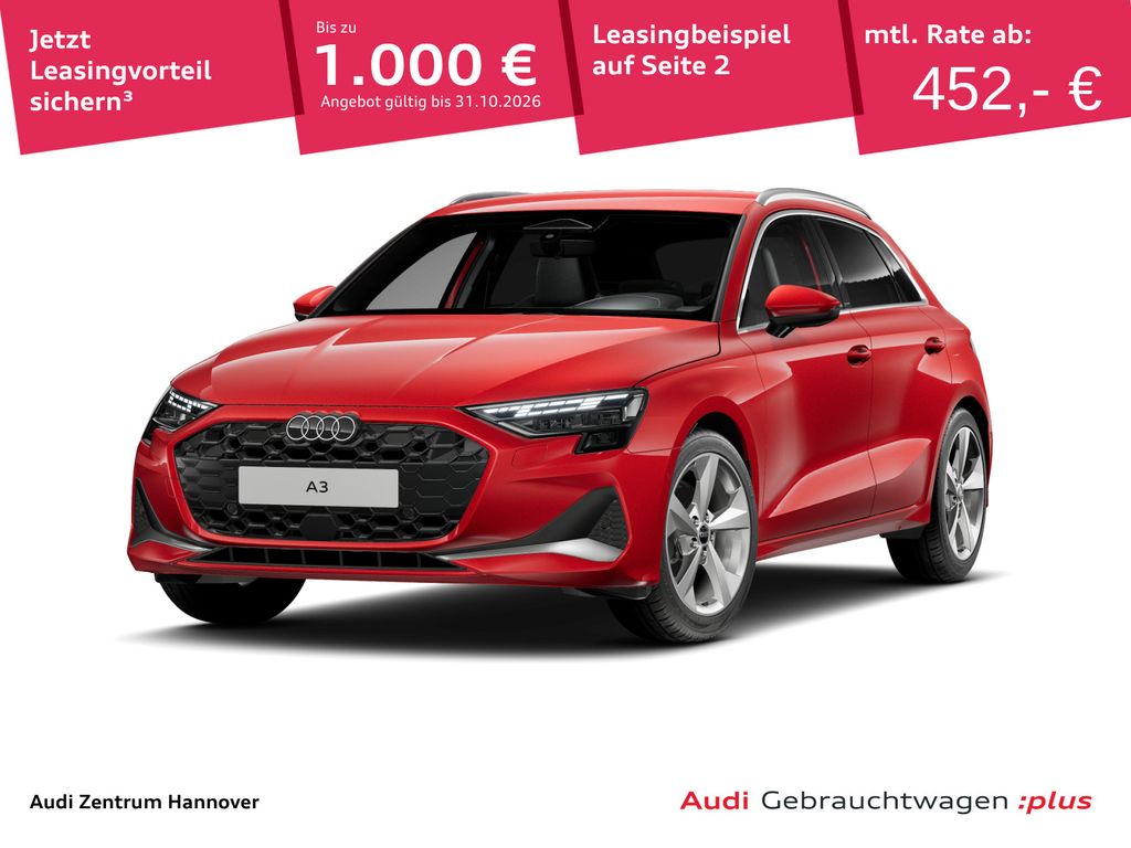 Bild des Angebotes Audi A3 Sportback 2.0 TDI advanced AHK RFK LED