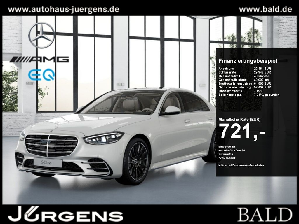 Bild des Angebotes Mercedes-Benz S 350 d AMG-Sport/Pano/Burm/Sitzklima/HUD/Distr