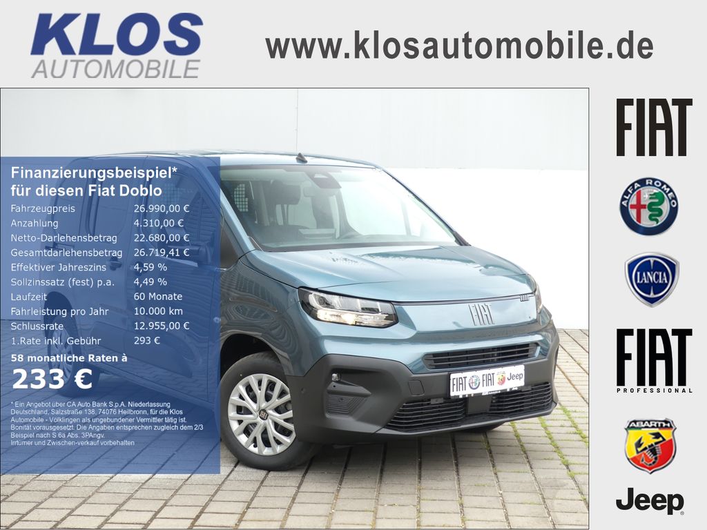 Bild des Angebotes Fiat Doblo KOMBI N1 M L1 1.5 BLUEHDI 130PS AT8 COMFOR