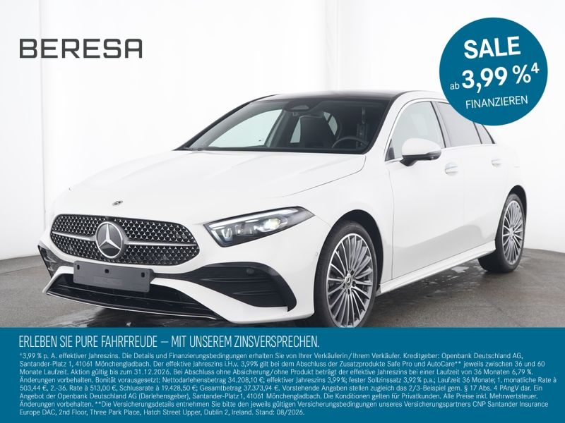 Bild des Angebotes Mercedes-Benz A 250 e AMG Leder Pano HUD Burmester 19 Zoll 360