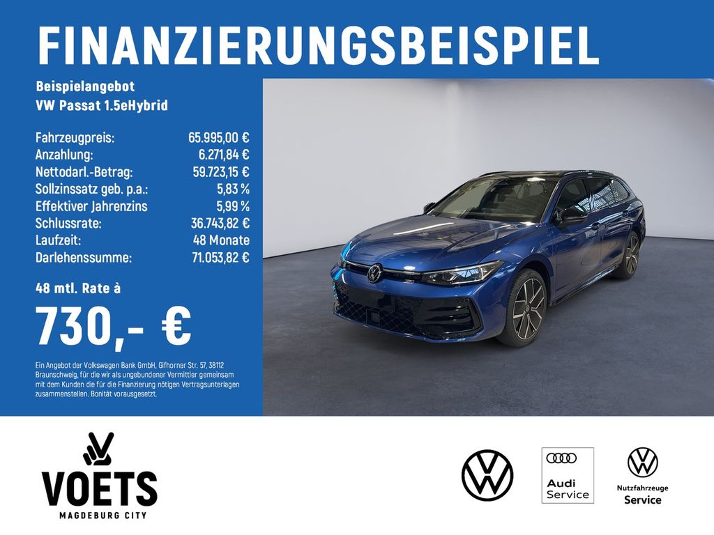 Bild des Angebotes Volkswagen Passat 1.5eHybrid R-Line LED+NAVI+AHK+PANO+H&K+