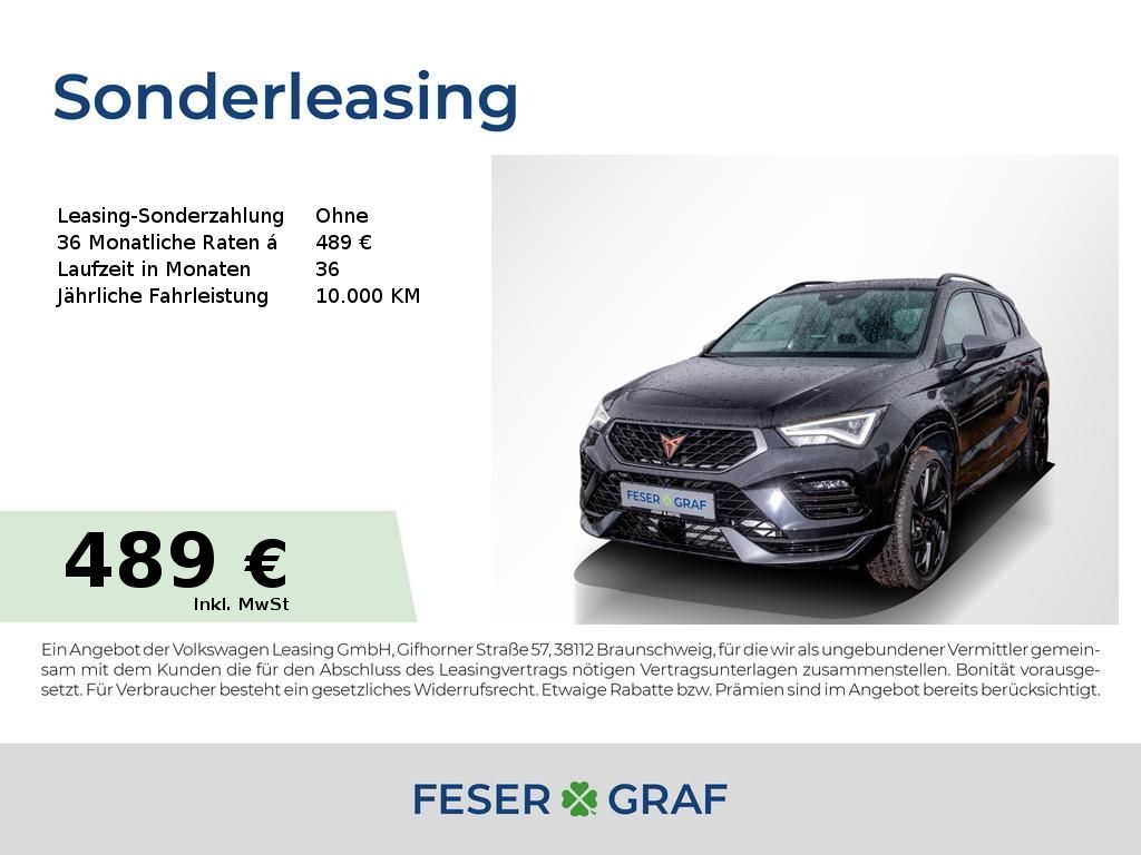 Bild des Angebotes Cupra Ateca VZ 2.0 TSI DSG Tribe Edition AHK/Akrapovic