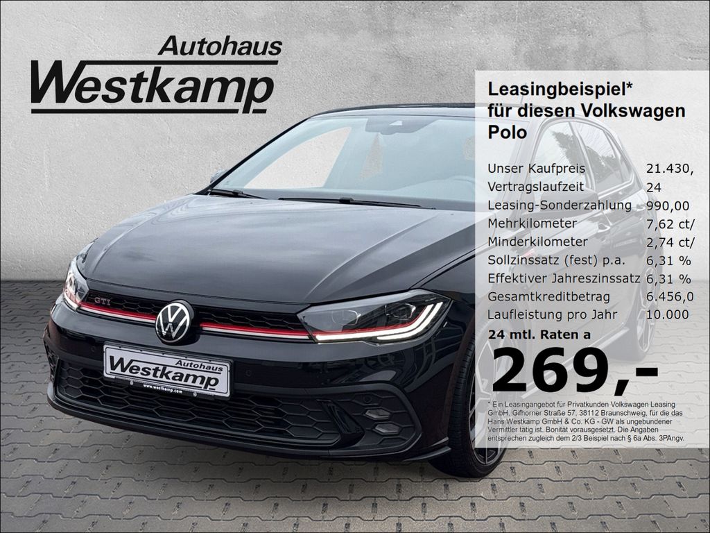Bild des Angebotes Volkswagen Polo 2,0 TSI DSG 18''Alu Sport-Select-Fahrwerk