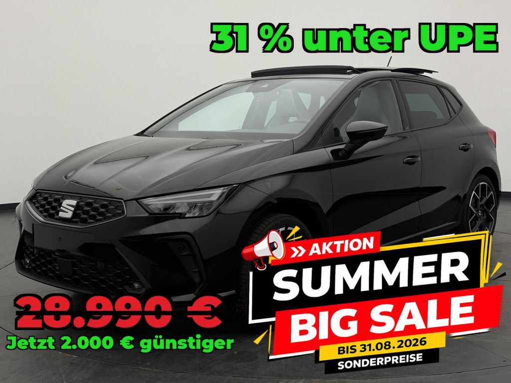 Seat Ibiza 1.5 TSI DSG FR Black Ed.+PANO+NAV+CAM+LED