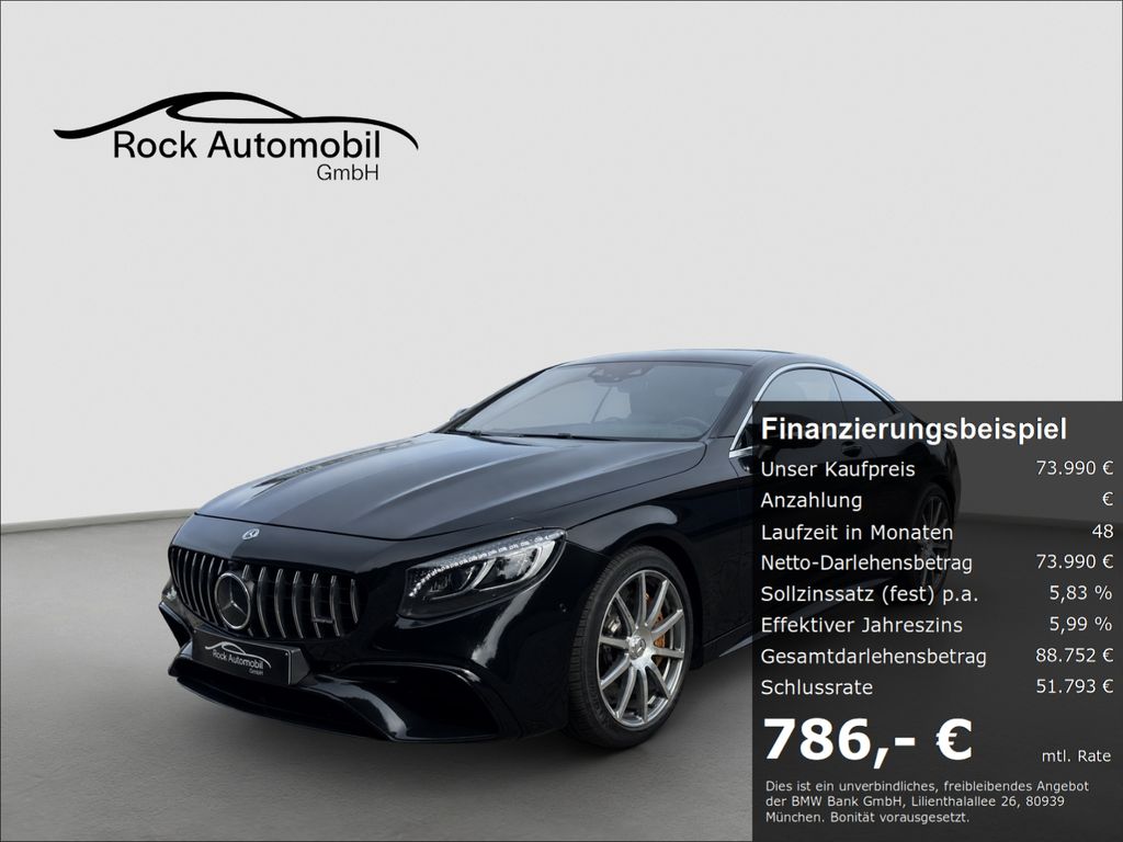 Mercedes-Benz S 63 AMG Coupe 4M Designo+ Keramik Drivers Packa