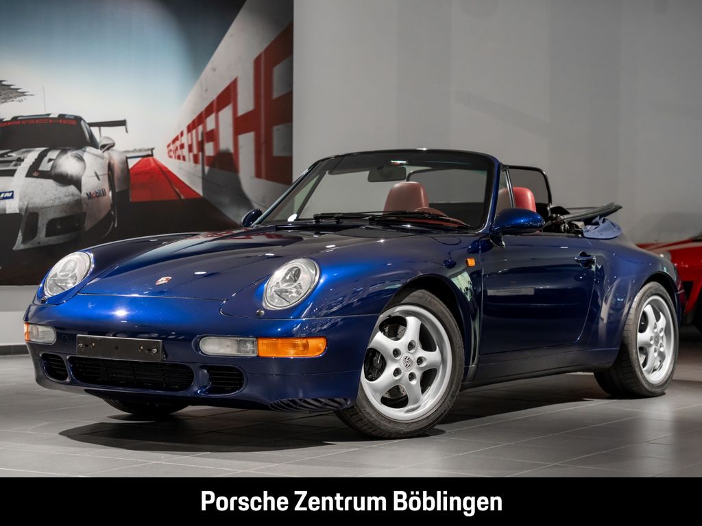 Bild des Angebotes Porsche 993 911(993) Carrera Cabriolet Irisblau deutsch