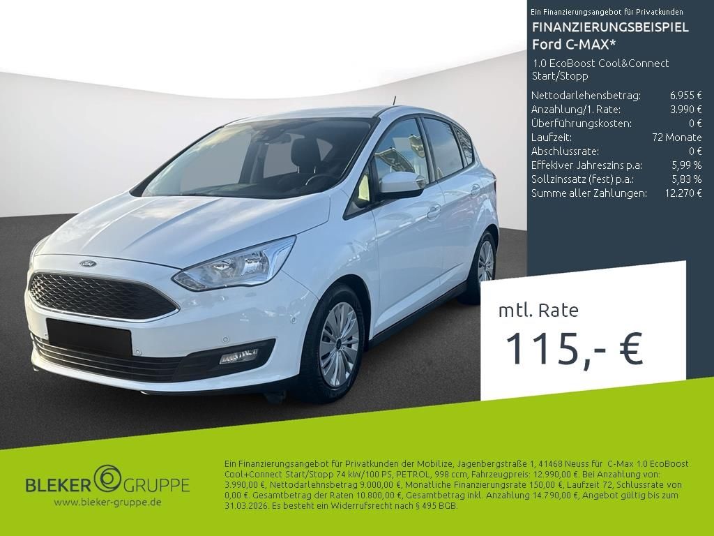 Bild des Angebotes Ford C-Max 1.0 EcoBoost Cool&Connect Start/Stopp