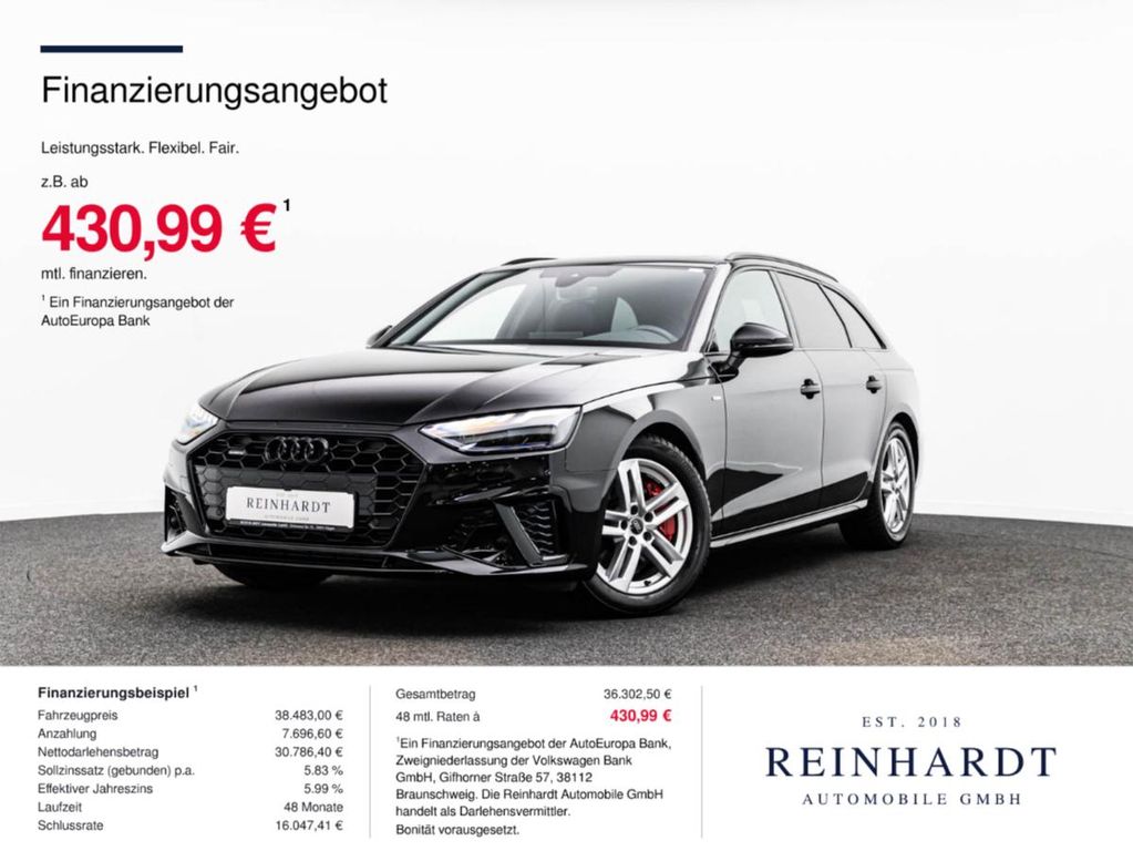 Bild des Angebotes Audi A4 AVANT 45TFSi Q S LINE COMPETITION+ ACC/PANO/A
