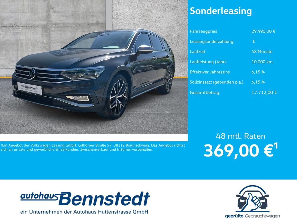 Bild des Angebotes Volkswagen Passat Alltrack 2.0 TDI 4M LEDER PANO STANDHZG A