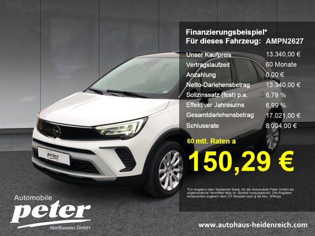 Bild des Angebotes Opel Crossland 1.2 Turbo Elegance Klimaautomatik