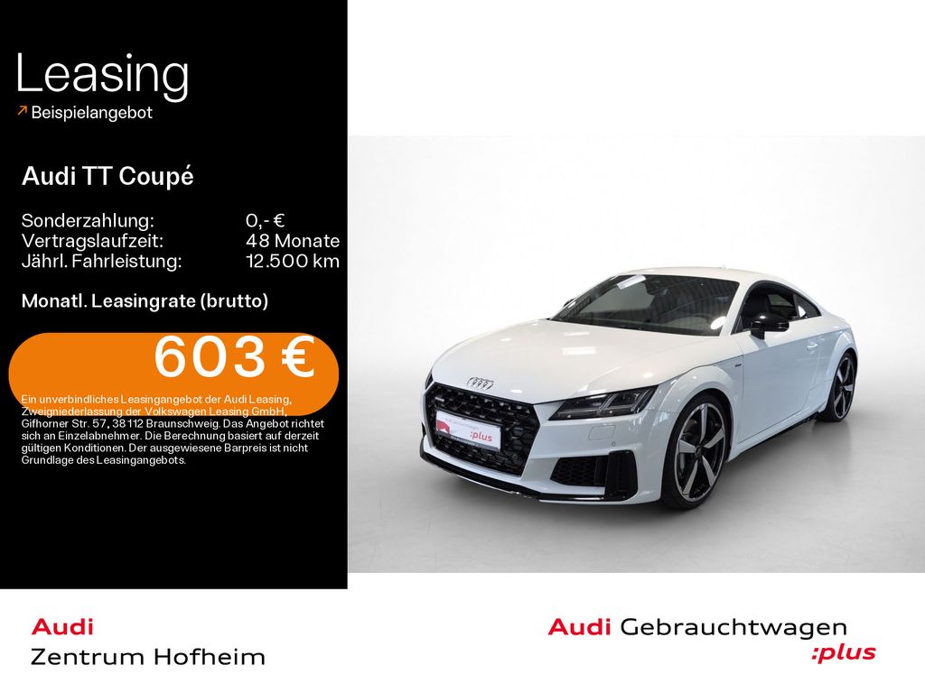 Bild des Angebotes Audi TT Coupé 45 TFSI qu. S line*Navi*B&O*Matrix*20"*