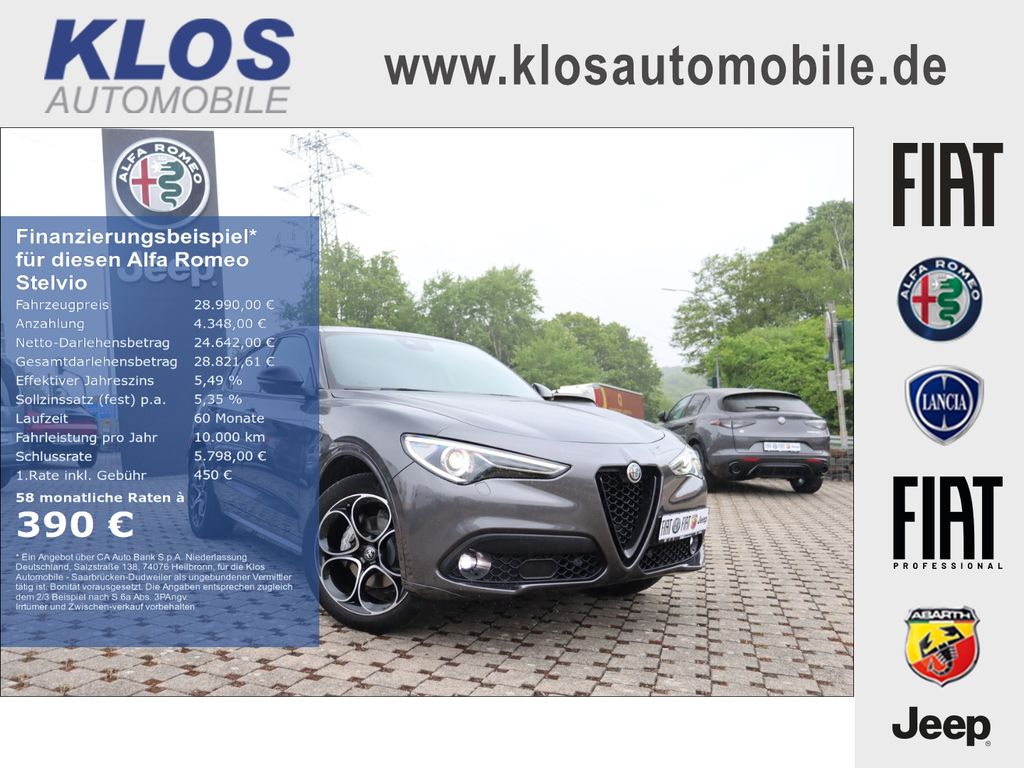 Bild des Angebotes Alfa Romeo Stelvio VELOCE 2.2 DIESEL 210PS Q4 AT8 NAVI XENO
