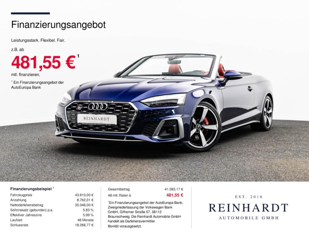 Bild des Angebotes Audi S5 CABRIOLET 3.0TFSi MATRIX/KAMERA/VIRT/S-SITZE
