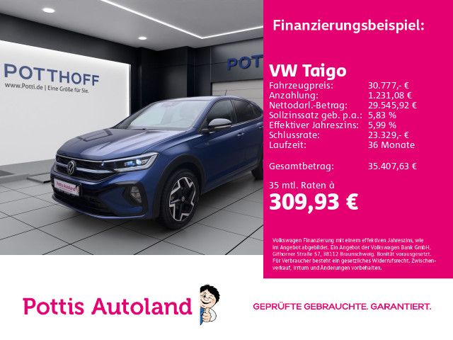 Bild des Angebotes Volkswagen Taigo 1.5 TSI DSG R-LINE PANO AHK IQ.LIGHT NAVI