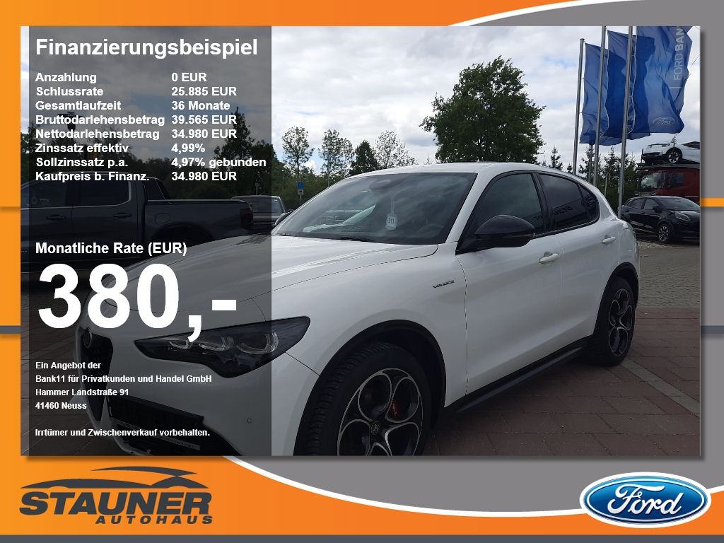Bild des Angebotes Alfa Romeo Stelvio 2.2 JTDM Veloce Q4 LED Navi ACC Leder