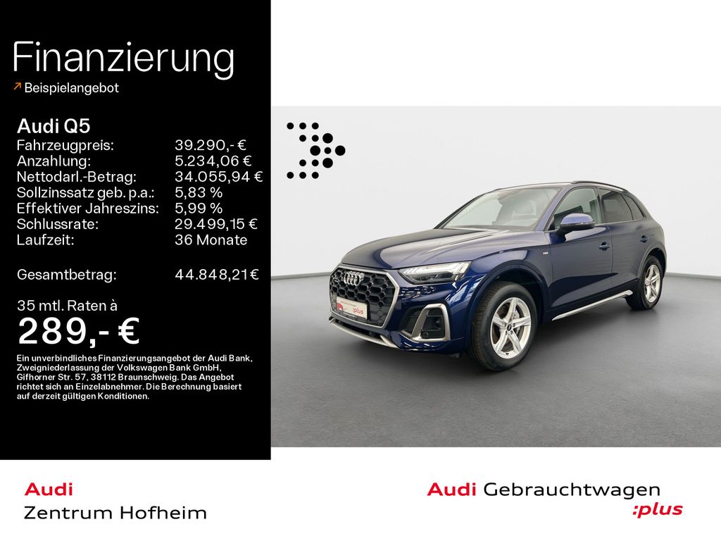 Bild des Angebotes Audi Q5 40 TDI qu S line S tro*B&O*Pano*Matrix*Virtua