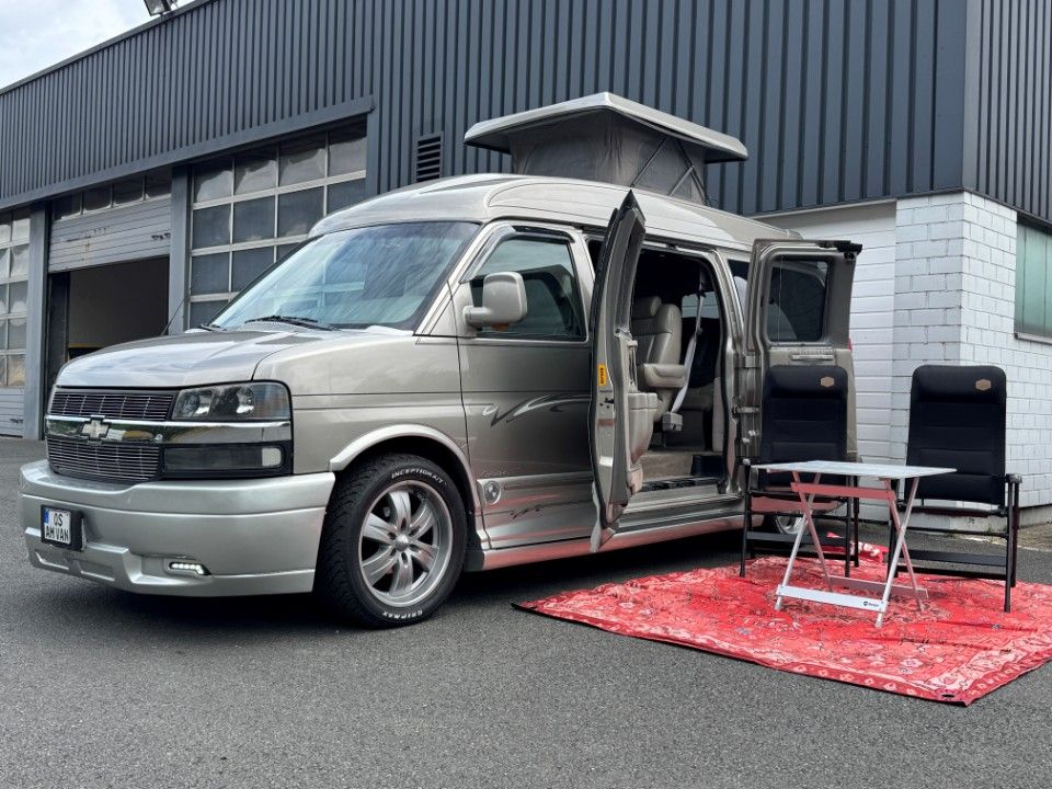 Bild des Angebotes Chevrolet Express Chevy Van Expl. V8 Camper Aufstelldach