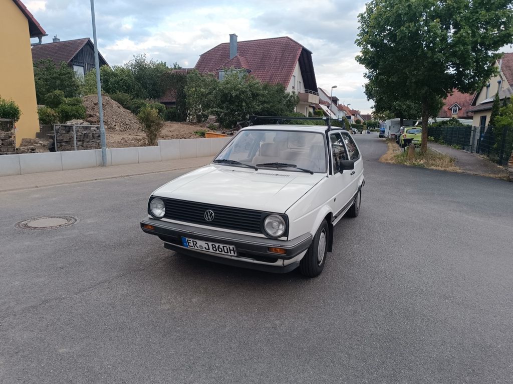 Volkswagen Golf 2 Diesel H-Kennzeichen, 8-fach bereift, Dac