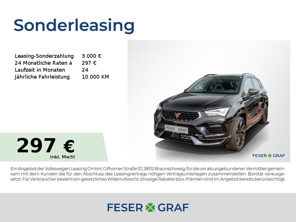 Bild des Angebotes Cupra Ateca VZ Tribe Ed 2.0TSI DSG 4Drive AHK/NAVI/LED