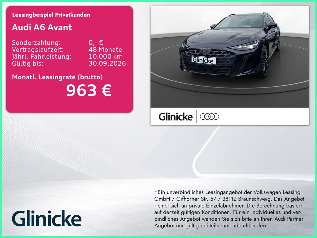 Bild des Angebotes Audi A6 Avant edition one e-hybrid quattro 270 kW S t