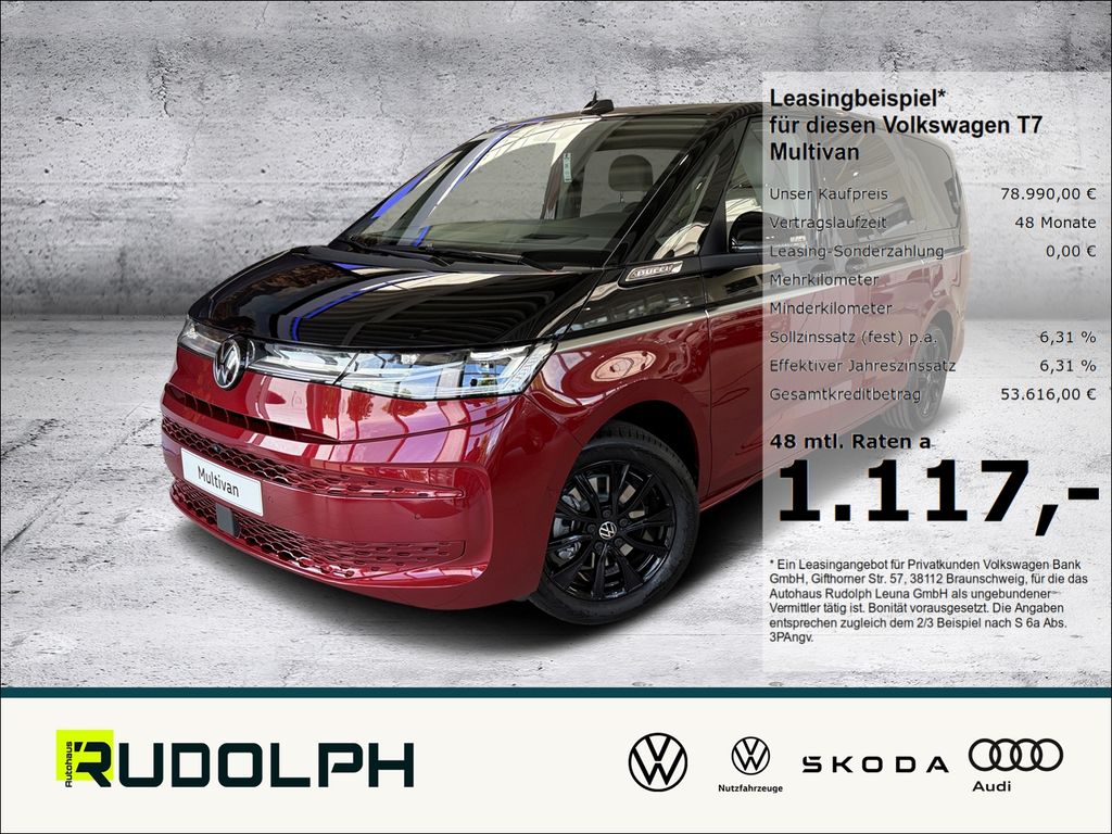 Bild des Angebotes Volkswagen T7 Multivan Style LÜ 2.0 TDI DSG LED HUD StandHZ
